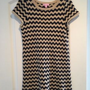 SOLD Lilly Pulitzer Santana Chevron Dress Size XL